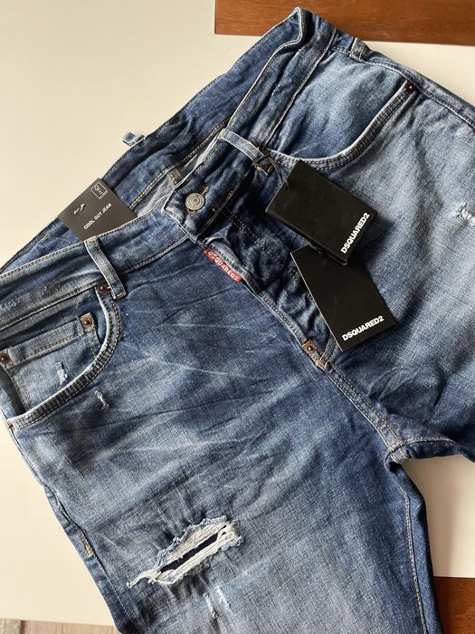 Мъжки дънки в син цвят