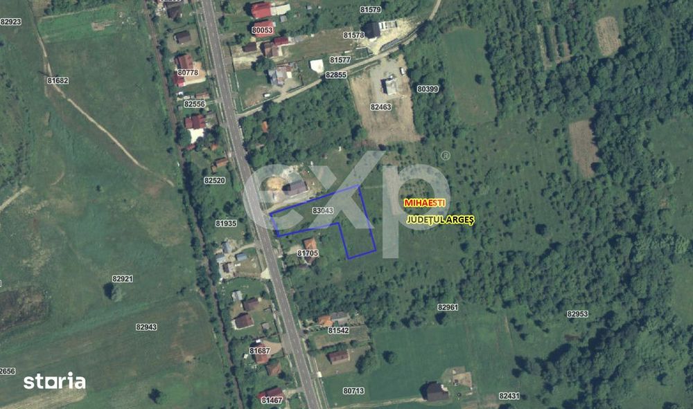 Teren Constructii intravilan de 2600 mp, in Rudeni (Mihaesti) pret 49.