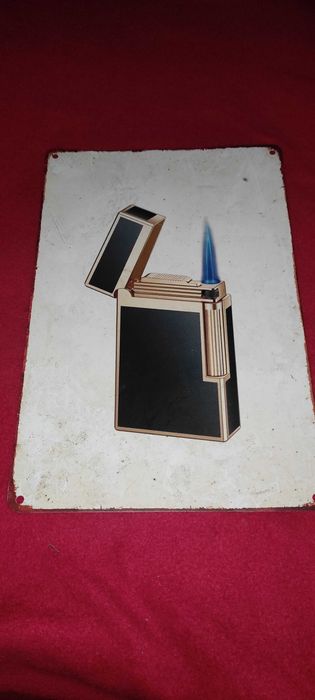 reclama metalica ( 30 cm x 20 cm ) BRICHETA DUPONT