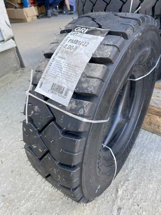 6.00-9 cauciucuri noi pentru stivuitor cu 12 pliuri marca GRI
