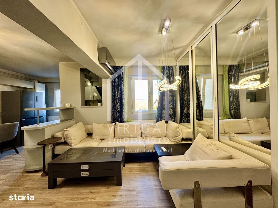 Apartament cu 3 camere, 66mp utili, mobilat - Zona Centrala