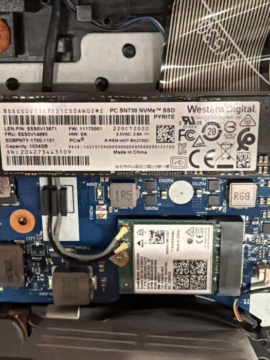Ssd 1tb Lenovo 17.3'' Legion 5 17ARH05H