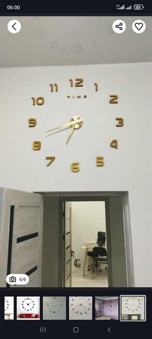 Настенные часы 3Д 
гарантия на механизм 6 месяца 
. Размеры от 0,60 до