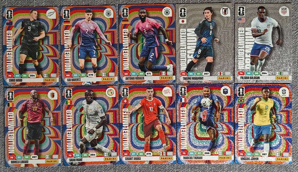Panini limited edition карти WC26