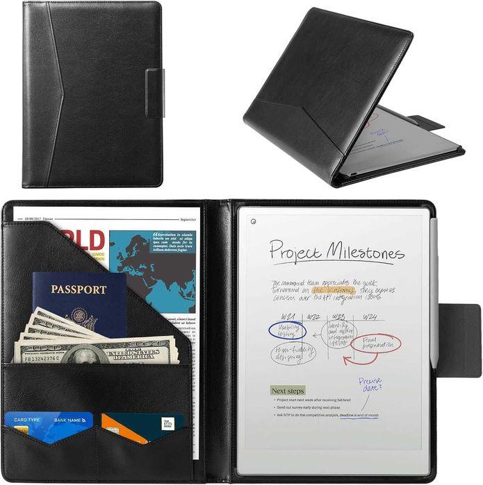 Кожен калъф Cobak Premium за Remarkable Paper Pro 11.8" (2024)