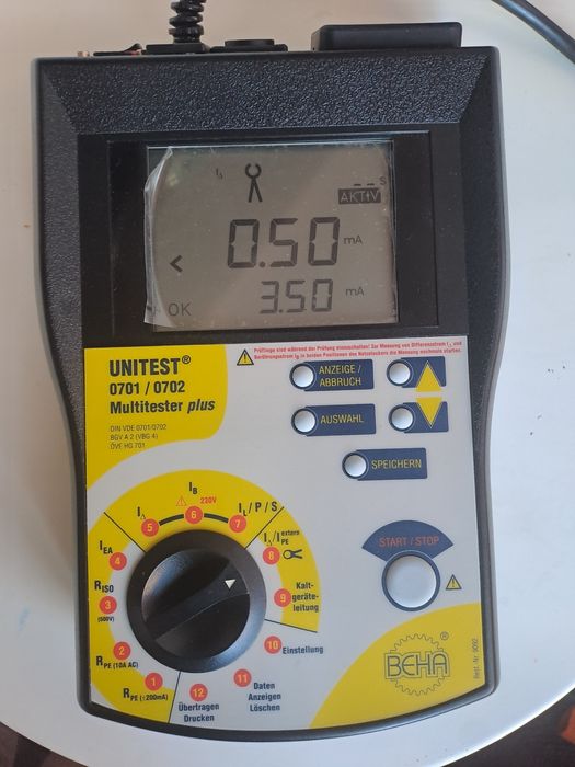 Vand multimetru beha unitest