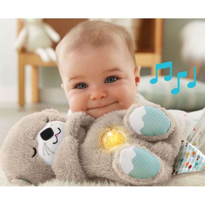 Светеща дишаща видра с музика и светлина/Стич дишащ играчка