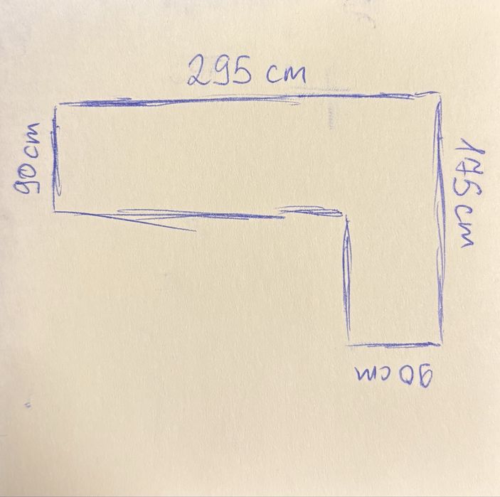 Ъглов диван за всекодневна.