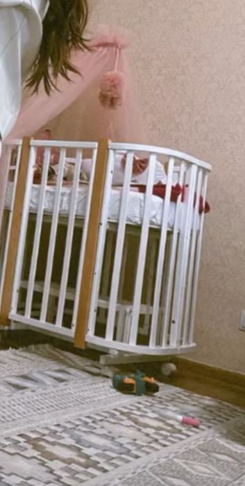 Кровать сатамын , штор и матрасымен