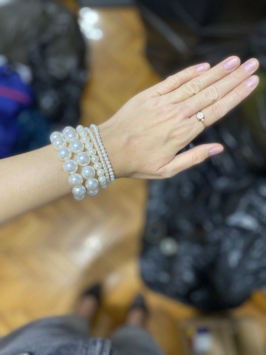 Set brățăei perle