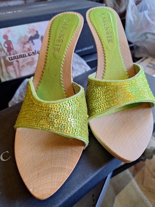 Saboți deosebiți "Cafe Noir" mărimea 38