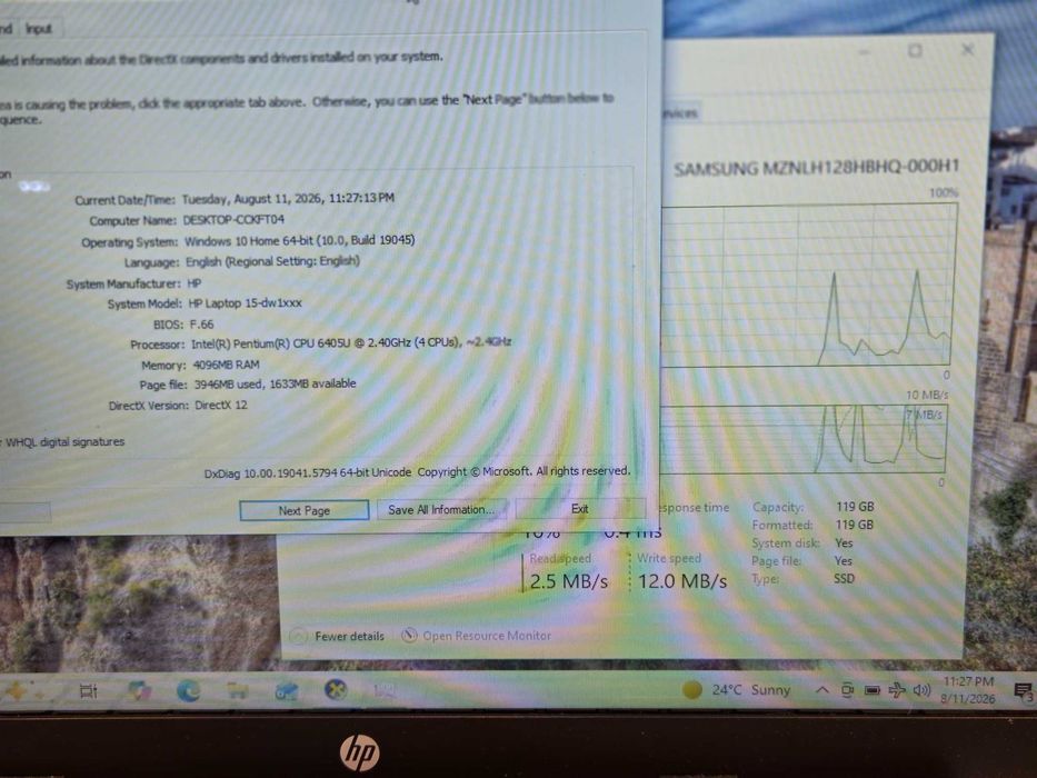Hope Amanet P10/Laptop HP 15 Intel Gold 6405U SSD