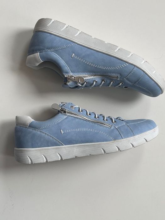 Annie G  кокетни хубави светло сини сникърси/спортно елегантни обувки