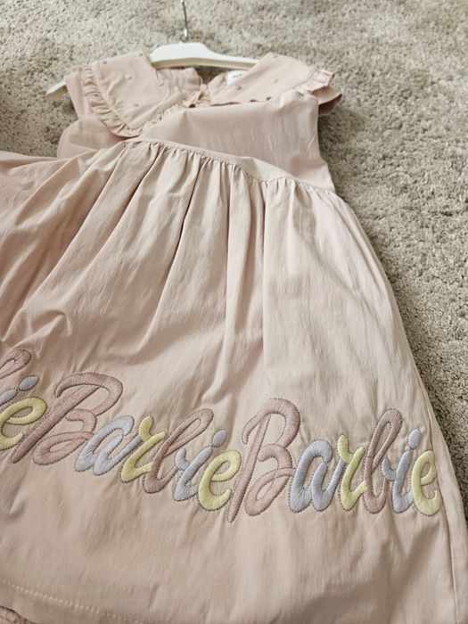 Детска официална розова рокля