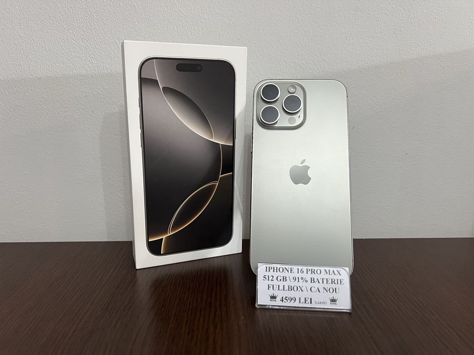 Amanet Royal CB : iPhone 16 Pro Max 512 GB