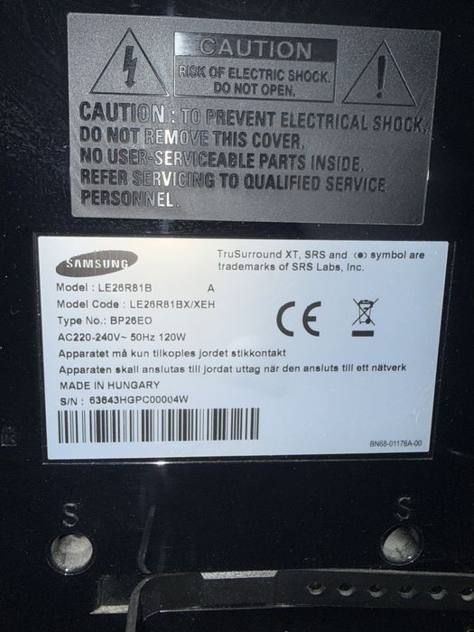 TV Samsung LE26R81B