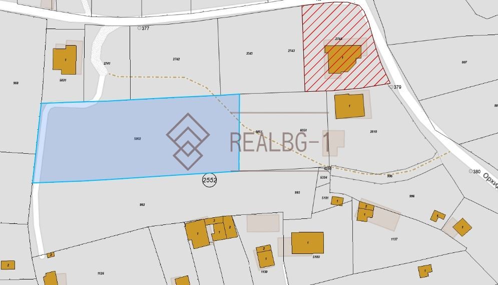 Инвестиционен парцел в кв. Изгрев, до Монтесори