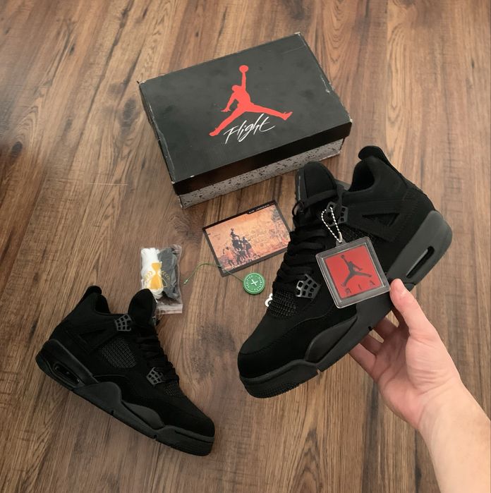 Sneakers Jordan 4 Retro Black Cat •STOC:44•Livrare rapida 1-2 zile•