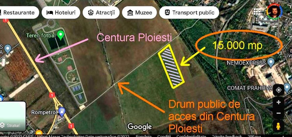 _Teren intrav/comercial/constr_OCAZIE_ Ploiesti. Parc Mun. Vest_1,5 ha