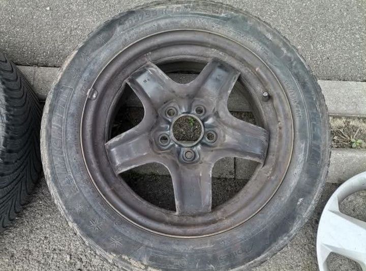 Set 4 jante tabla cu tot cu anvelope M+S (All seazon)