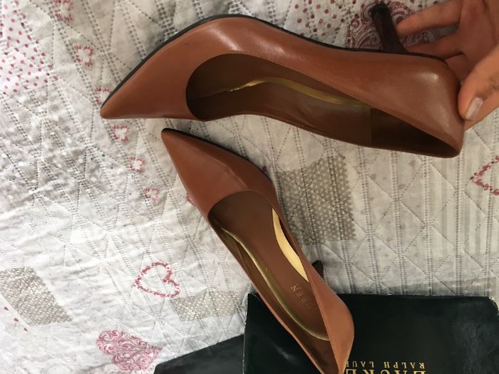 Обувки Ralph Lauren кафяви номер 41