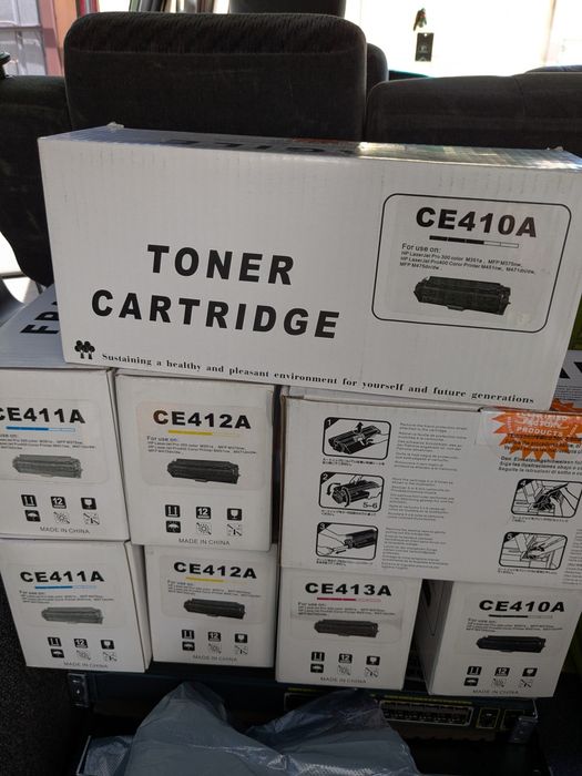 Картриджи CE410a, CE411a, CE412a, CE413a