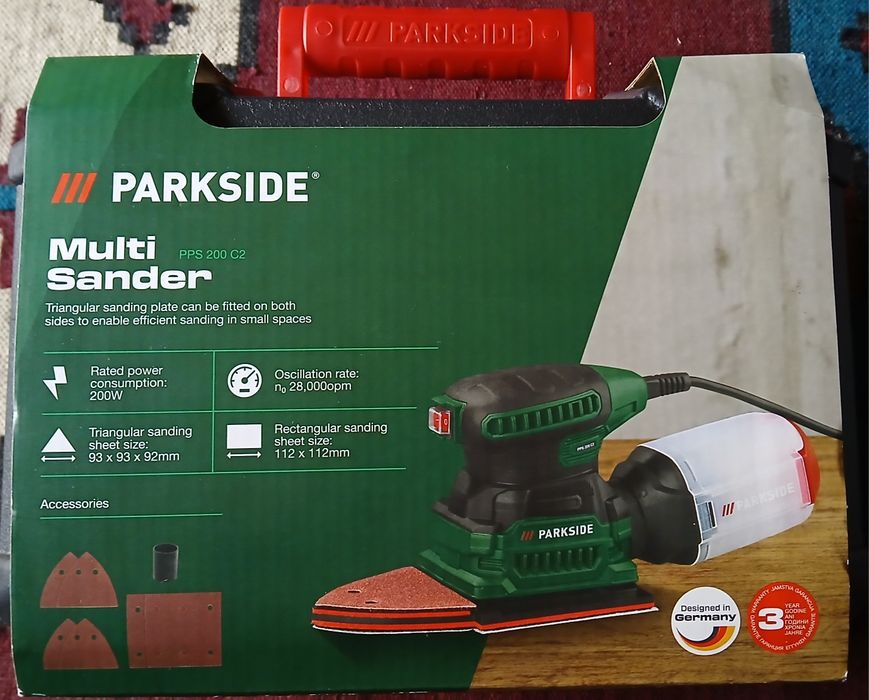 Slefuitor Parkside model PPS 200 C2