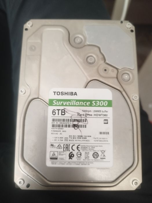 HDD Toshiba Surveillance S300 6TB