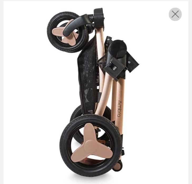 Vând cărucior 3 in 1 Coccolle Ambra Rose Gold