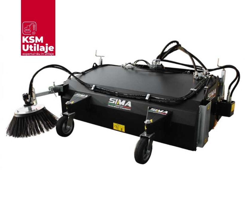 Mătură Industrială cu Colector SPZ21i SIMA  | Curățare Eficientă