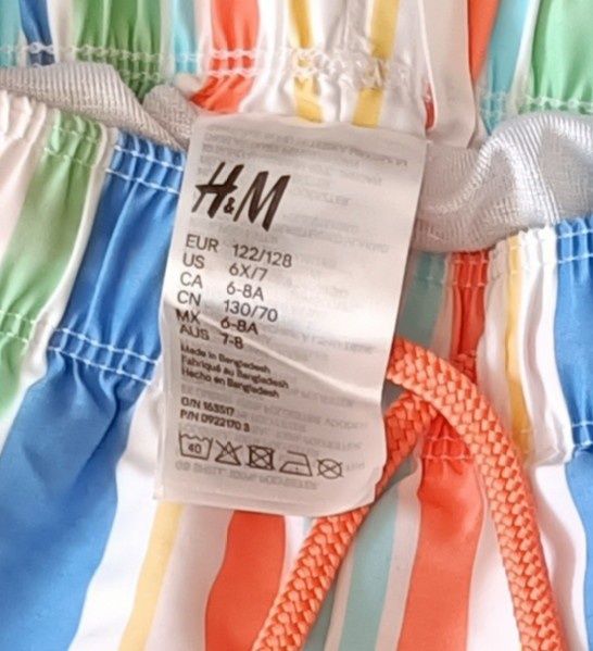 Set 2 sorturi baie H&M si  M&S, copii 6-7 ani , 122 cm