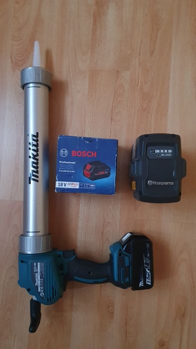 Makita DCG 180 pistol silicon,Husqvarna acumulator Bli 300