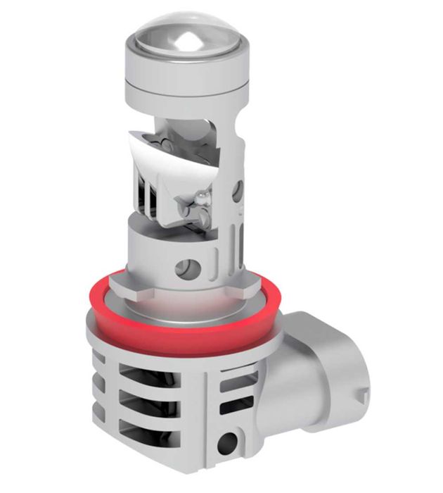 LED диодни крушки за фарове с Лупа - H11 CANBUS, 12V, 40W, 12 400LM