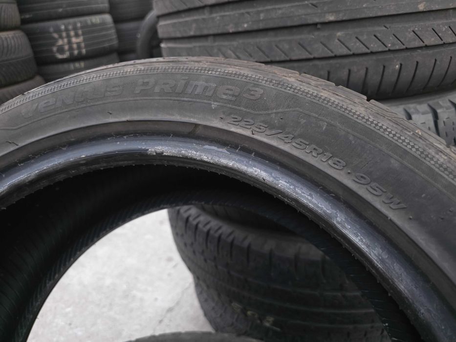 2бр Летни гуми 225 45 18 - Hankook - DOT 2023