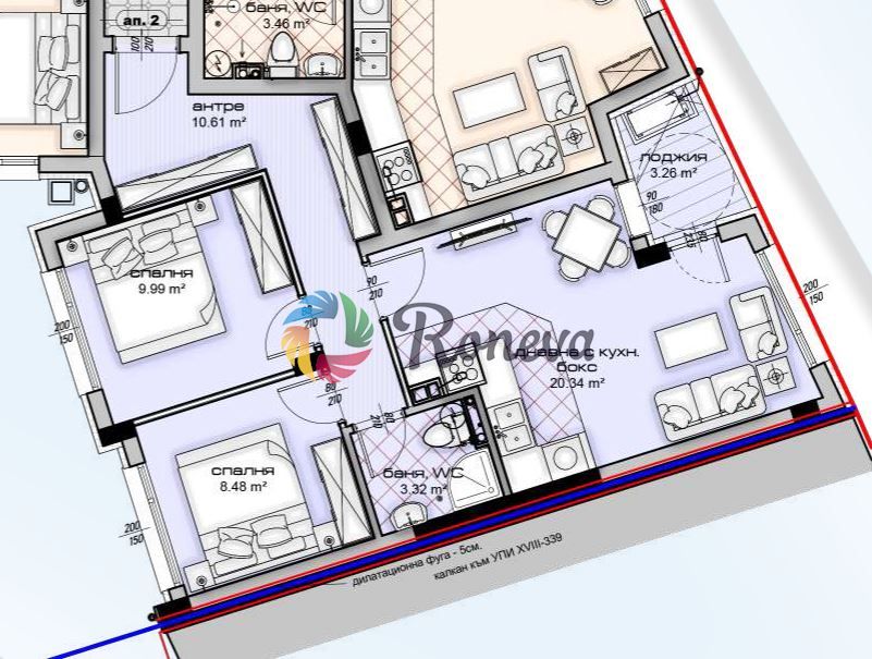 Продава се Тристаен апартамент в Варна, Владислав Варненчик - 84 кв.м за 1118 €/кв.м - Снимка #1