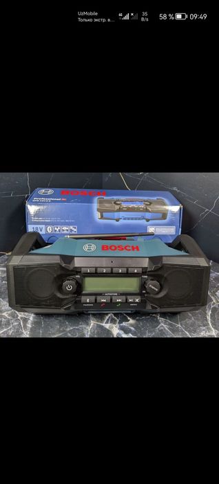 Bosch акумляторный радио 18v