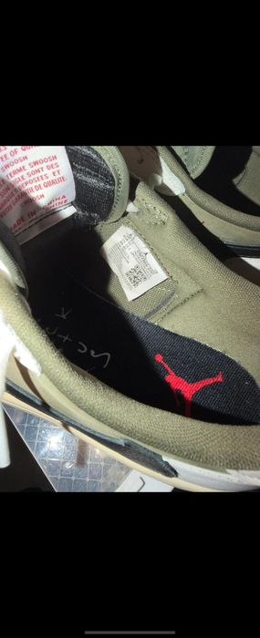 Jordan 1 low og Travis Scott reverse olive
