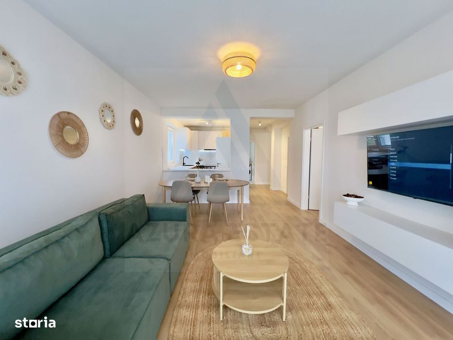 Apartament modern 2 camere echipat premium etaj 1 in cartier DaVinci