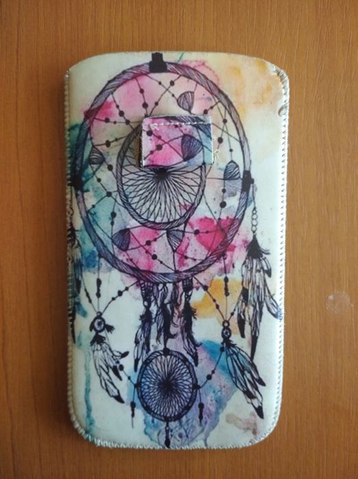 Кожен калъф за телефон