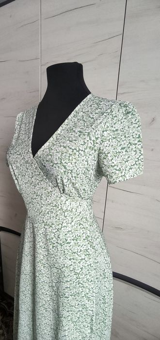 Rochie vintage de vara verde