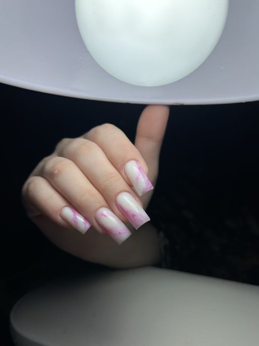 Наращивание ногтей 4500, гель лак (шеллак) 4000