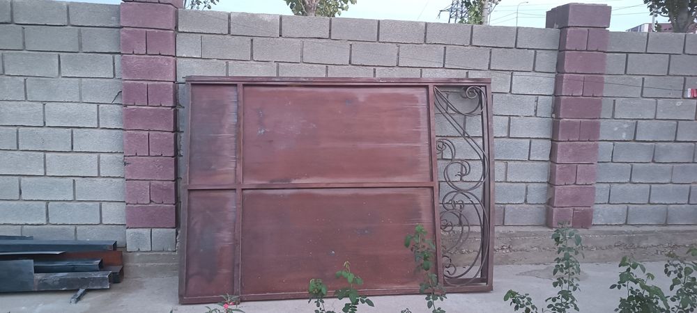 Ворота б/у сатылады, стойкасымен