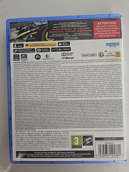 Formula 1 2025 PS5