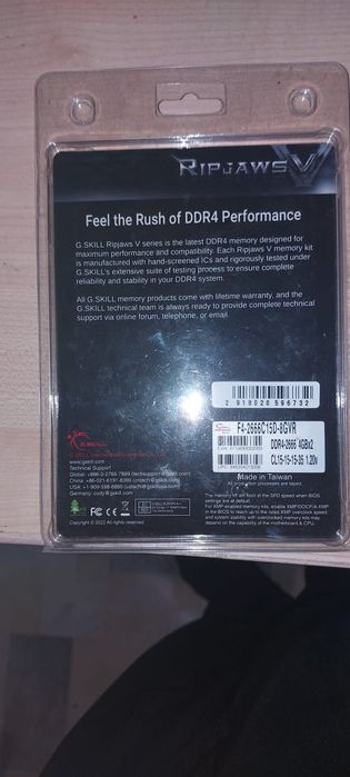 Оперативная память G.Skill Ripjaws V 2666 2×4