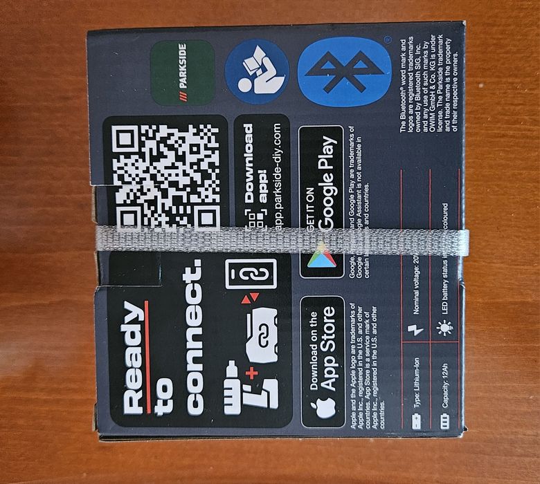 3г ГАРАНЦИЯ Parkside performance Smart Battery батерия 20v 12Ah