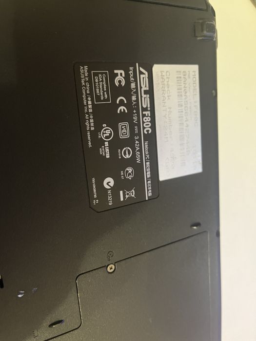 Ноутбук Asus F80c