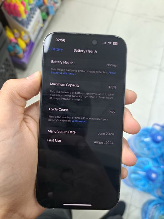 Iphone 15 Pro natural titanium