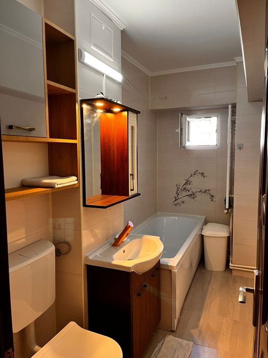 Inchiriez apartament cu o camera 38mp parter, IC Frimu, langa Lidl,