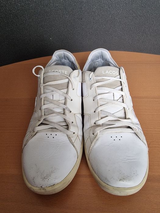 Adidași Lacoste, piele, 44.5