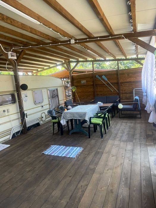 Мечтан морски дом на брега на морето/прекрасна каравана с навес-Китен/